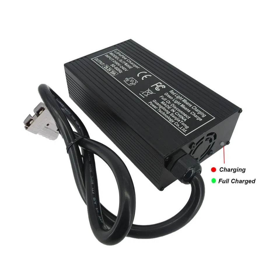 24V 20A LiFePO4 バッテリー急速充電器 8S 29.2V 24 ボルト 50AH 100AH