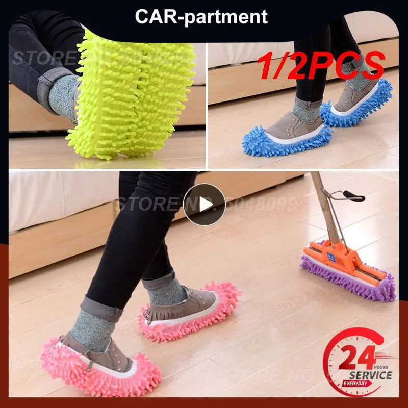 

1/2PCS Car Wash Glove Chenille Microfiber Coralline Thickened Duster Double Sided Cleaning Glove Cleaning Duster Car Wash