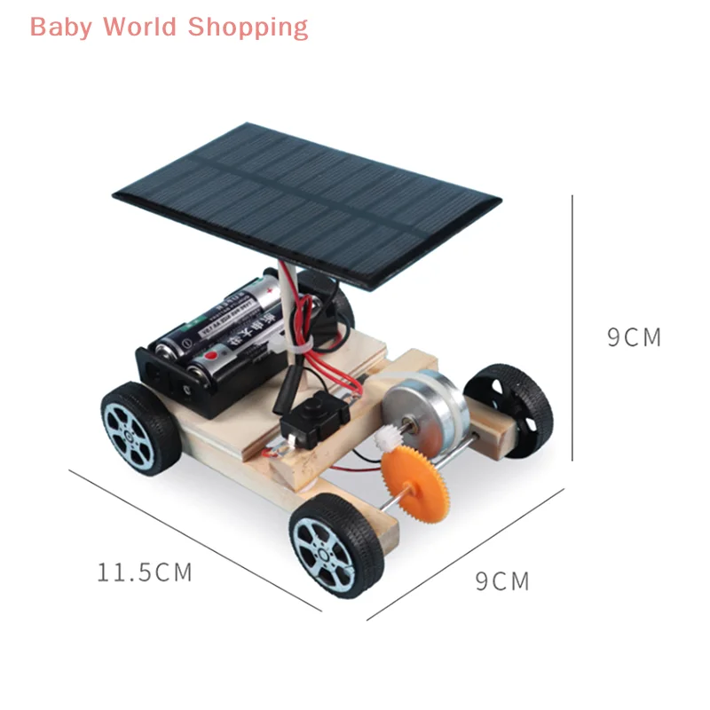 Assemble Solar Car Creative Inventions Motor Ability Of Children Active Thinking DIY Electronic Kit Technology Toys For Kids