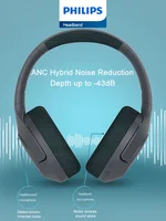 Original Philips TAH7508 Wireless Bluetooth Headset Over-ear Hood Headphones Esports Gaming Hi-Fi with HD Microphone Earphone 5