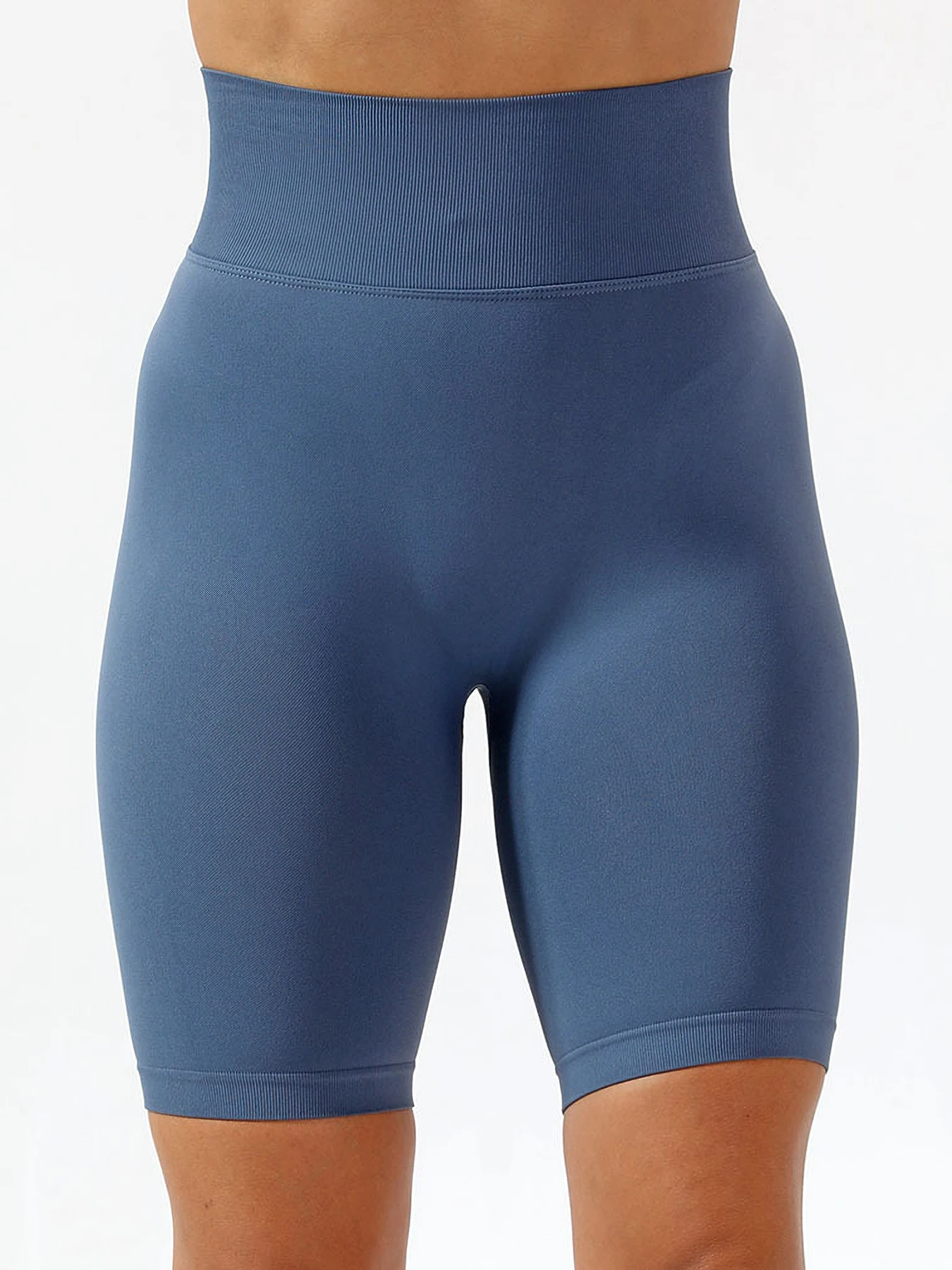 Fitness Seamless Yoga Shorts for Women High Waist Peach Buttocks Leggings Gym Trainning Tights Sports Five Point Pants