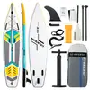 11ft6in Inflatable Stand Up Paddle Board Non-Slip Kayak SUP with SUP Accessories for Youth Adults Outdoor Water Sports Surfboard 1