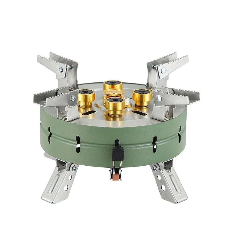 

5 Core Strong Firepower Burner Camping Gas Stove Portable Tourist Gas Burner Outdoor Hiking Cooking Picnic BBQ Barbecue Stove