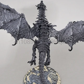 Skyrim drago Alduin figure con stand in volo 25 cm 8