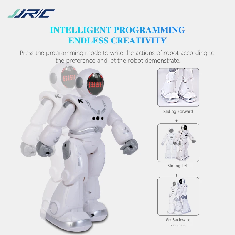 JJRC R18 RC Robot Programming Automatic Presentation Intelligent RC Robot Gesture Sensor Smart Robots Children Toys Gift