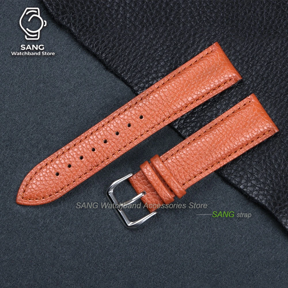 Premium Leather Watch Strap - Genuine Calfskin Wristband