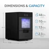 Countertop Nugget Ice Maker 44lb/Day Self-Cleaning Portable Ice Machine Refillable Water Tank LED Light Sonic Ice Newair 5