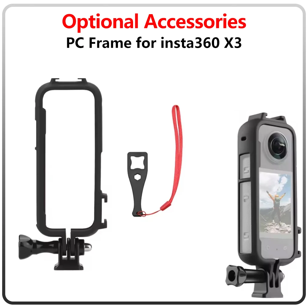 for Insta360 X3 Lens Guards Anti-Scratch Premiun Lens Protector Cap X3 Frame Silicone Lens Cap Protective Accessories