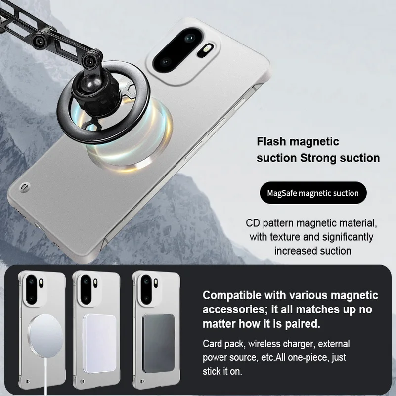 Ultra-Thin Magnetic Case with Slim Bezels and Camera Protection