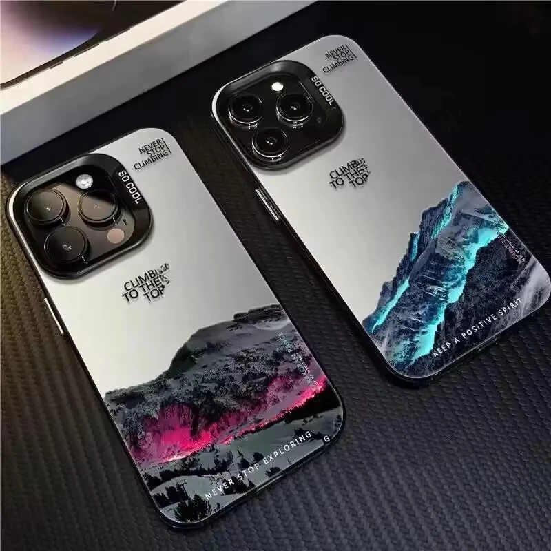 Vivid Dual Flame Mountain Phone Case Cover