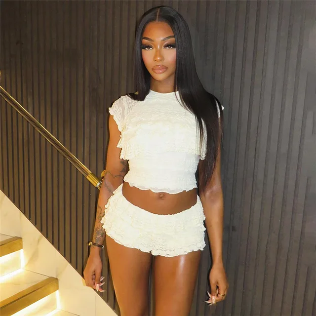 Crop Top And Mini Skirt Set 2