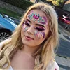 3D Rhinestone Bright Face stickers for festival Glitter Makeup Jewelry Sticker on Face crystals Gems jewels diamonds decoration 5