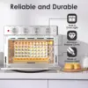 Geek Chef Air Fryer Toaster Oven, 7-In-1 Toaster Oven Countertop with Toast, Bake, Air Fry, Broil Convection Function 6