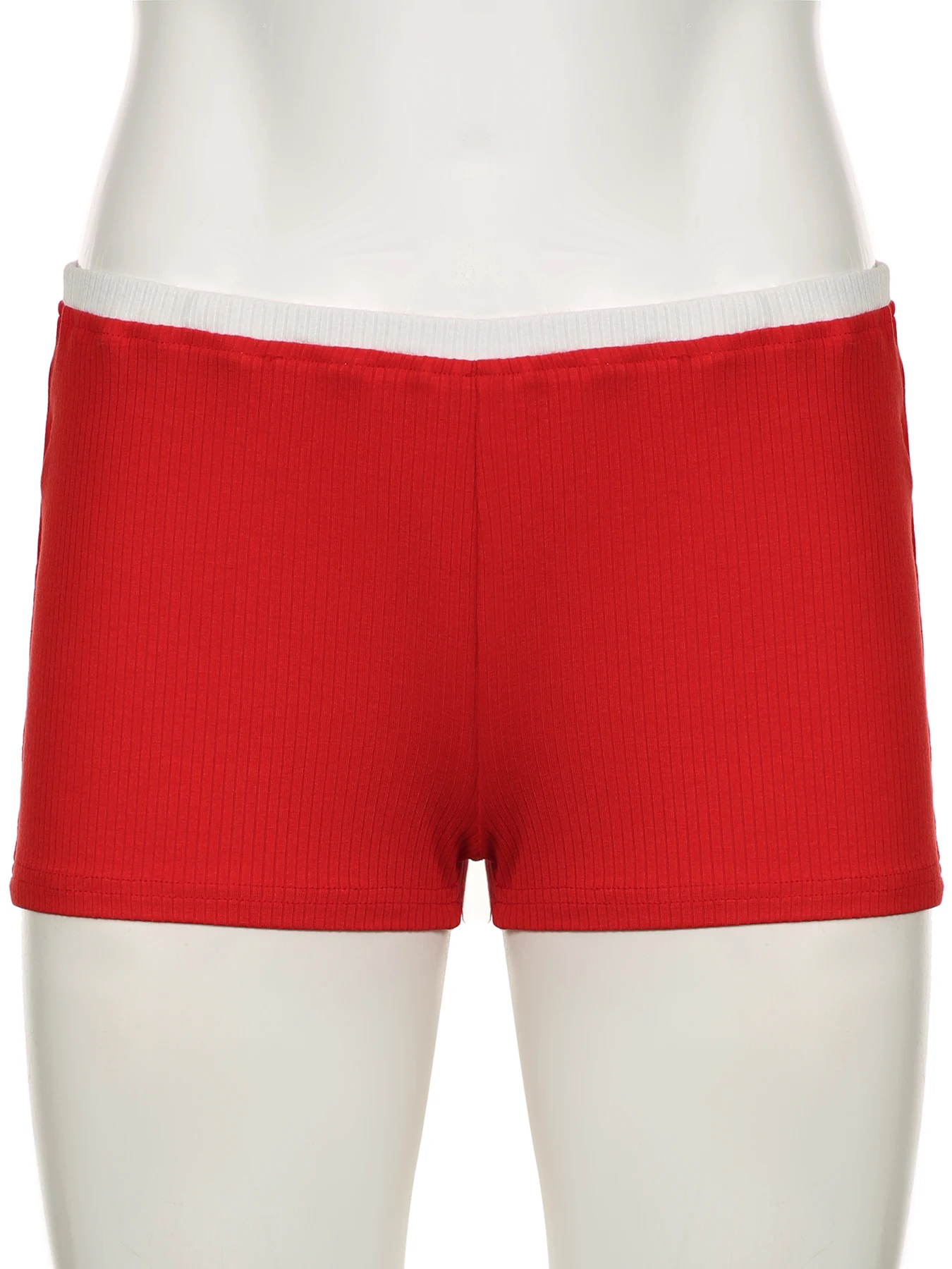 IAMSURE Sporty Activewear Sexy Character Printed Shorts Casual Slim Mid-Waisted Shorts Women 2024 Summer Fashion Streetwear Lady