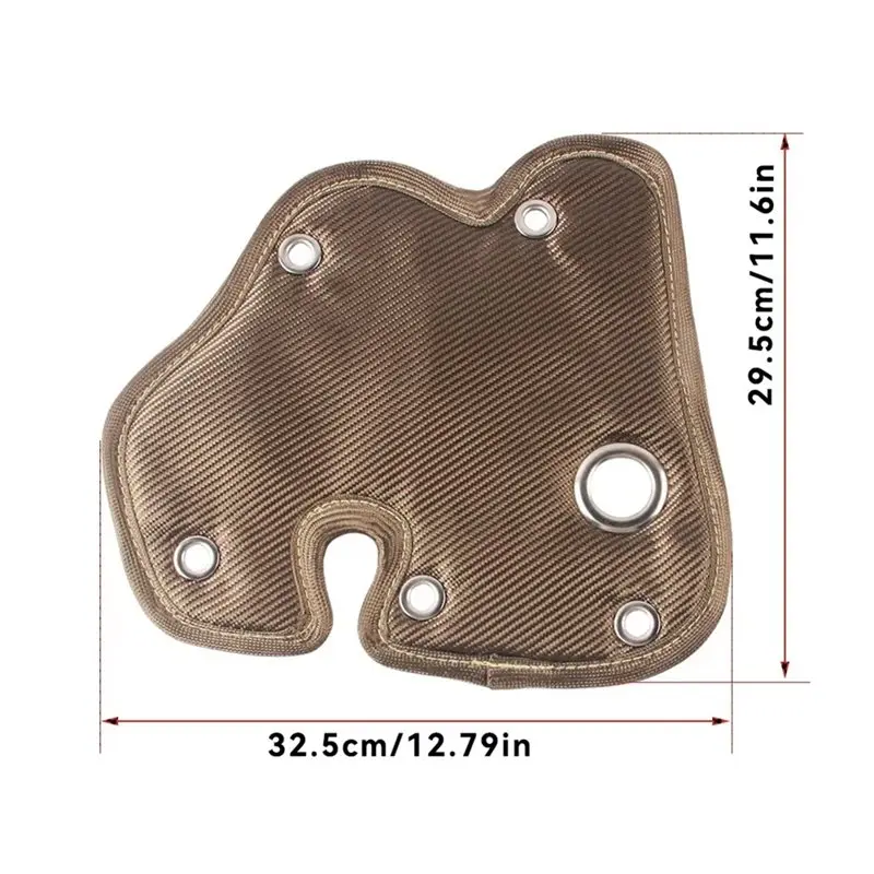 For Turbocharger Heat Shield Insulation Blanket For Turbo Garrett 1446 Abarth 500 595 Turismo