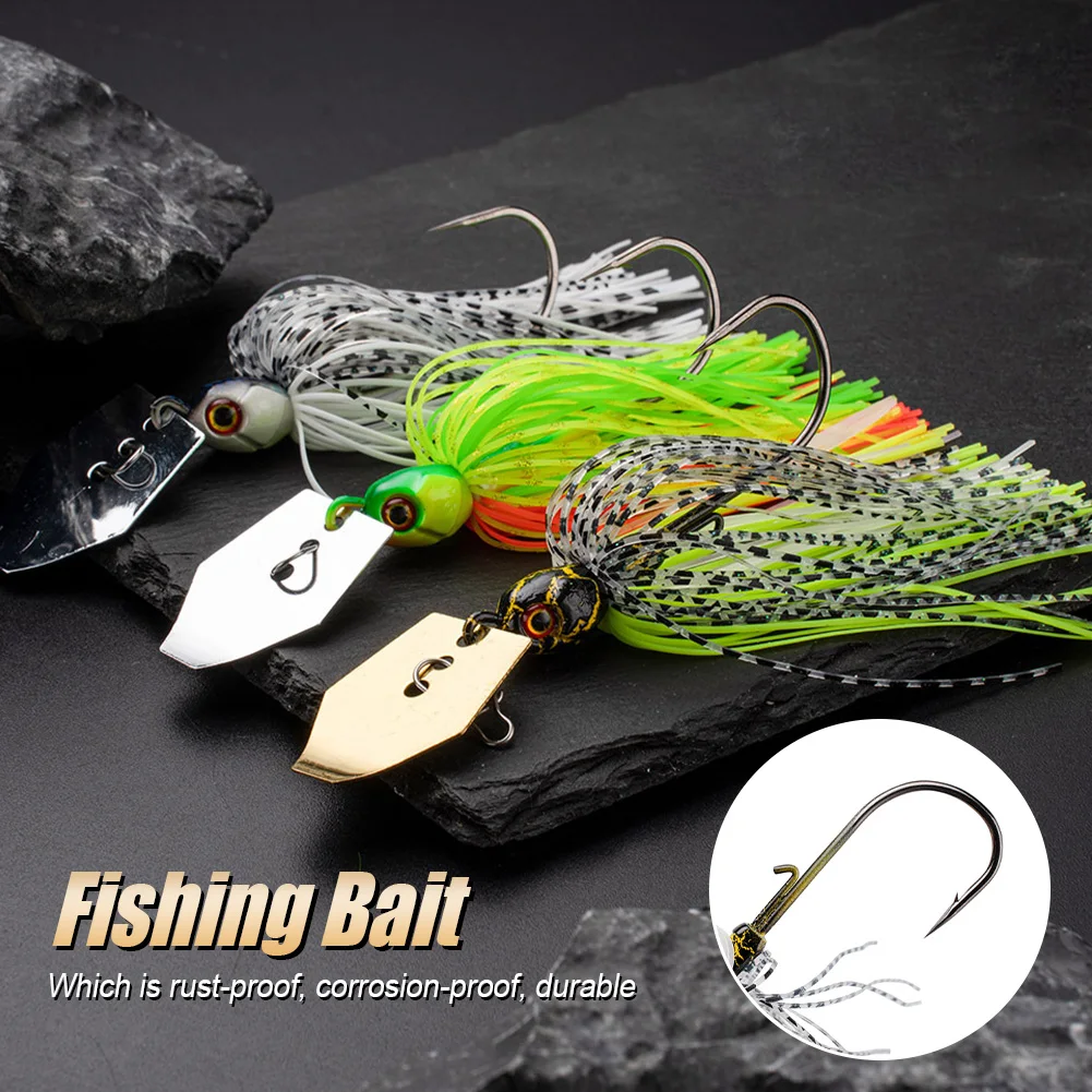 

7/9/12g Chatter Bait Spinner Bait Weedless Fishing Lure Buzzbait Wobbler Chatter Bait For Bass Pike Swimbait Walleye Fish Lures