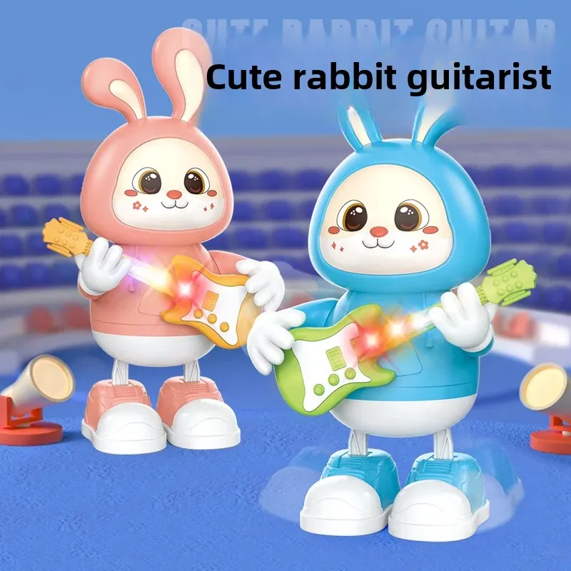 Children's Electric Plush Toy Dancing Astronaut Duck Sound And Light Effects Night Market Street Stall Toy For Kids