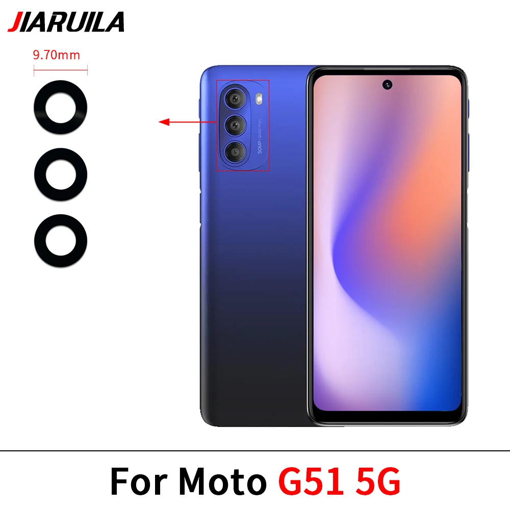 Premium Back Rear Camera Glass Lens with Adhesive for Easy Replacement and Repair
