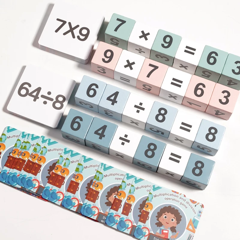 Multiplication and Division Game Learning Teaching Aids Educational Toys Math Toys For Children