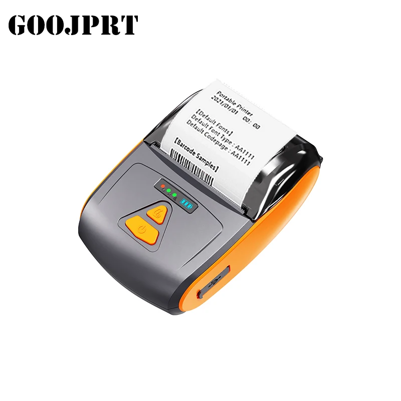 Portable Mini Impresora Receipt Printer Wireless Type-C 58mm Bluetooth Thermal Printer POS Bill Mobile Printer mini printer sticker Printers