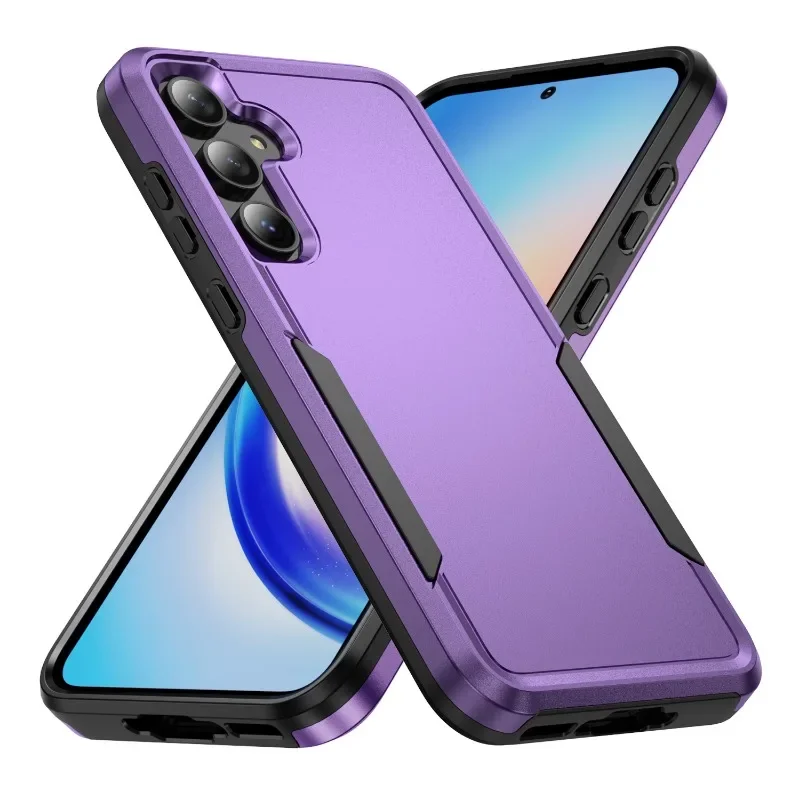 Coque de téléphone portable antichoc de luxe pour Samsung A05S 14 54 35 32 52 72 12 13 33 53 73 Double protection souple et rigide_voghion.com