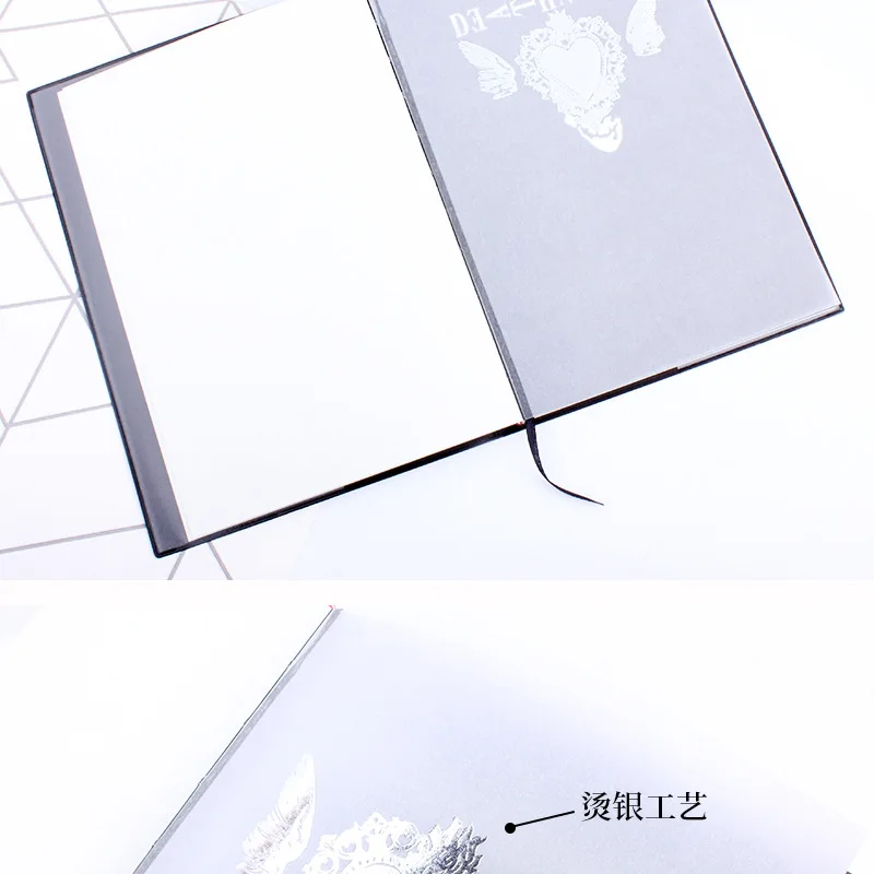 A5 Anime Death Note Notizbuch-Set, Leder-Tagebuch, sammelbares Death Note-Notizbuch, Schule, großes Anime-Themen-Schreibtagebuch – Detail 5