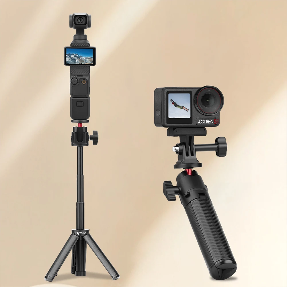 自撮り棒 DJI  OM5 自撮り棒,dji osmo action 5 proカメラ用,調整可能な
