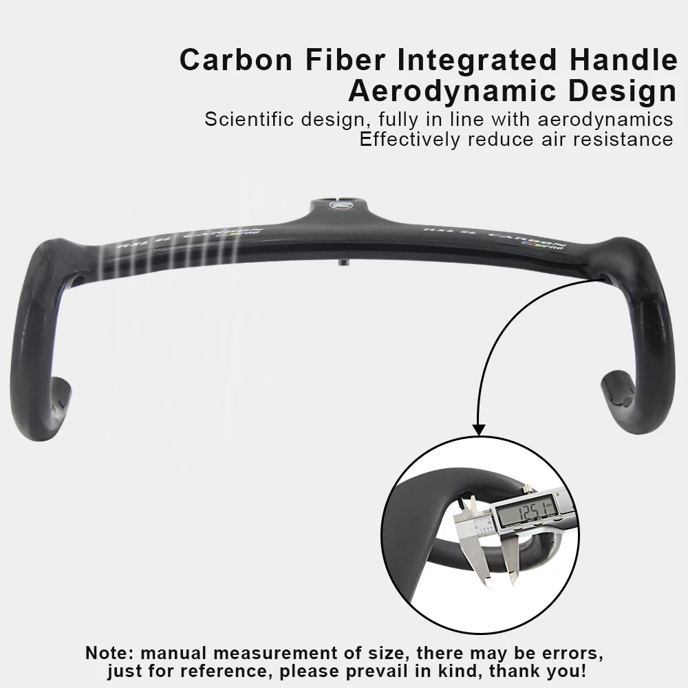 RXL SL Carbon-Lenker für Rennrad, interne Führung, Fahrradlenker, integrierte Rennrad-Drop-Bar, 28,6 mm, 400/420/440 – Detail 4