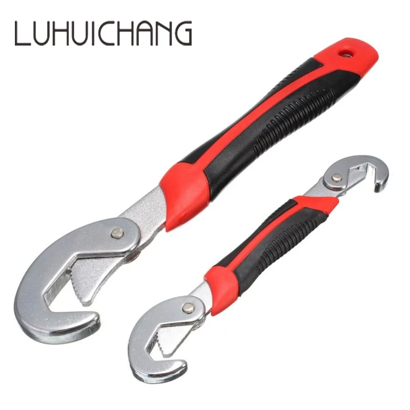 Universal Key Pipe Wrench Set 8-22 / 22-32mm Open End Spanner 45# High-carbon Steel Grip Tool Plumber Multi Hand Tool