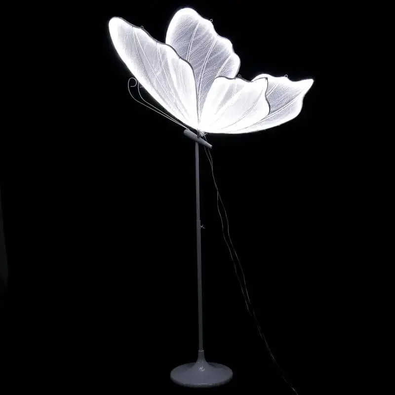 60/80/100 cm Hochzeit Schmetterling Stehlampe Kreative Schmetterling Deckenleuchte Schmetterling Hängende Dekoration Requisite für Hochzeit Weihnachten – Detail 9