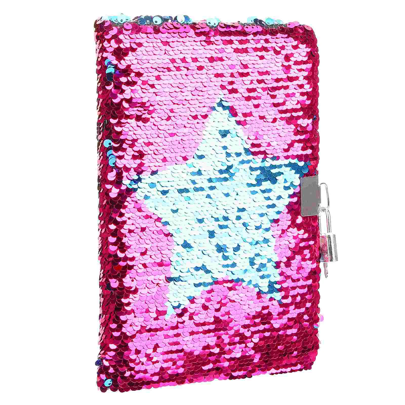 

Girl Notebook Child Girls Journal Password for Paper Reversible Sequins Notepad