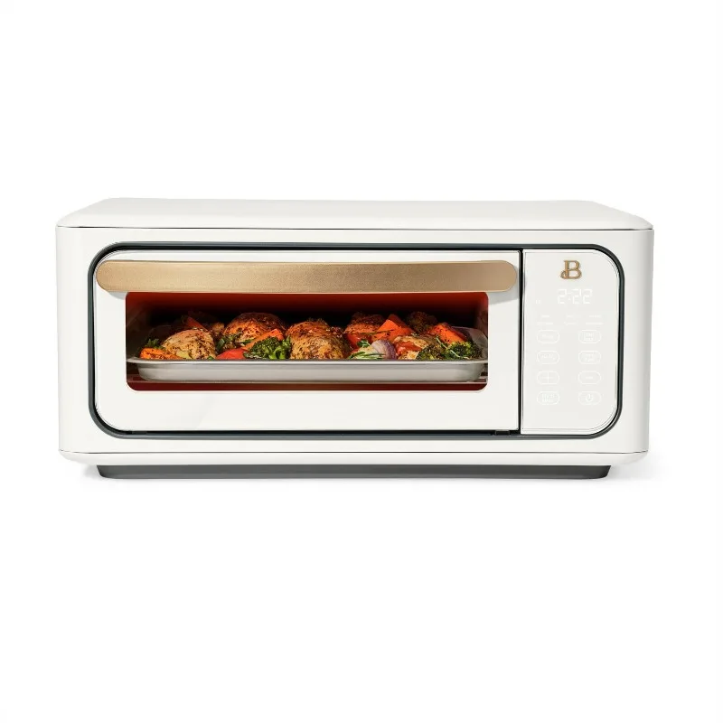 

Toaster Ovens Beautiful Infrared Air Fry Toaster Oven, 9-Slice, 1800 W, White Icing by Drew Barrymore