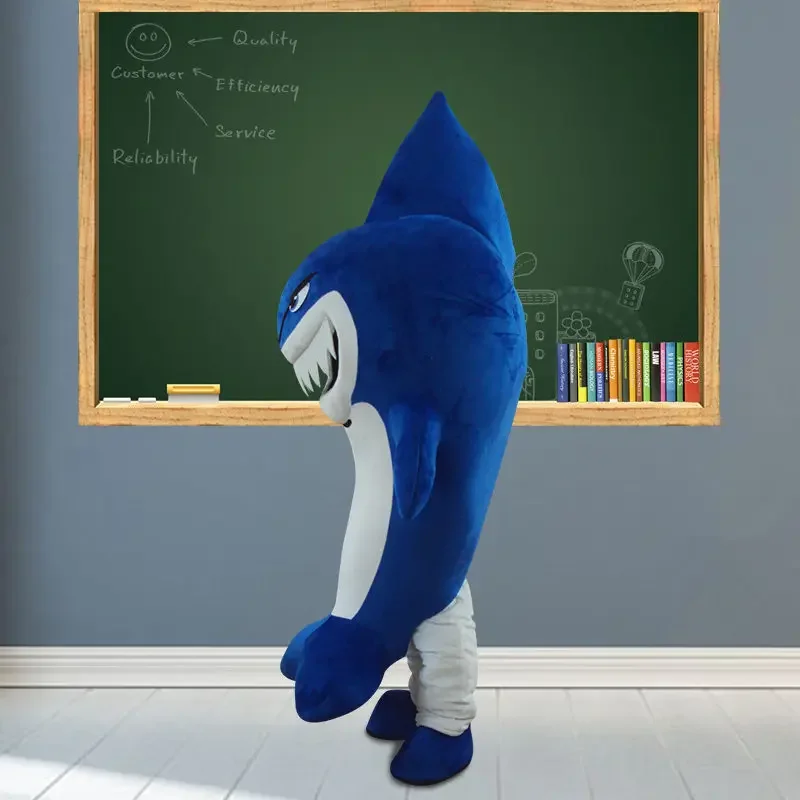 [TML] Cosplay shark Mascot Costume Cartoon character Advertising Party animal carnival 3
