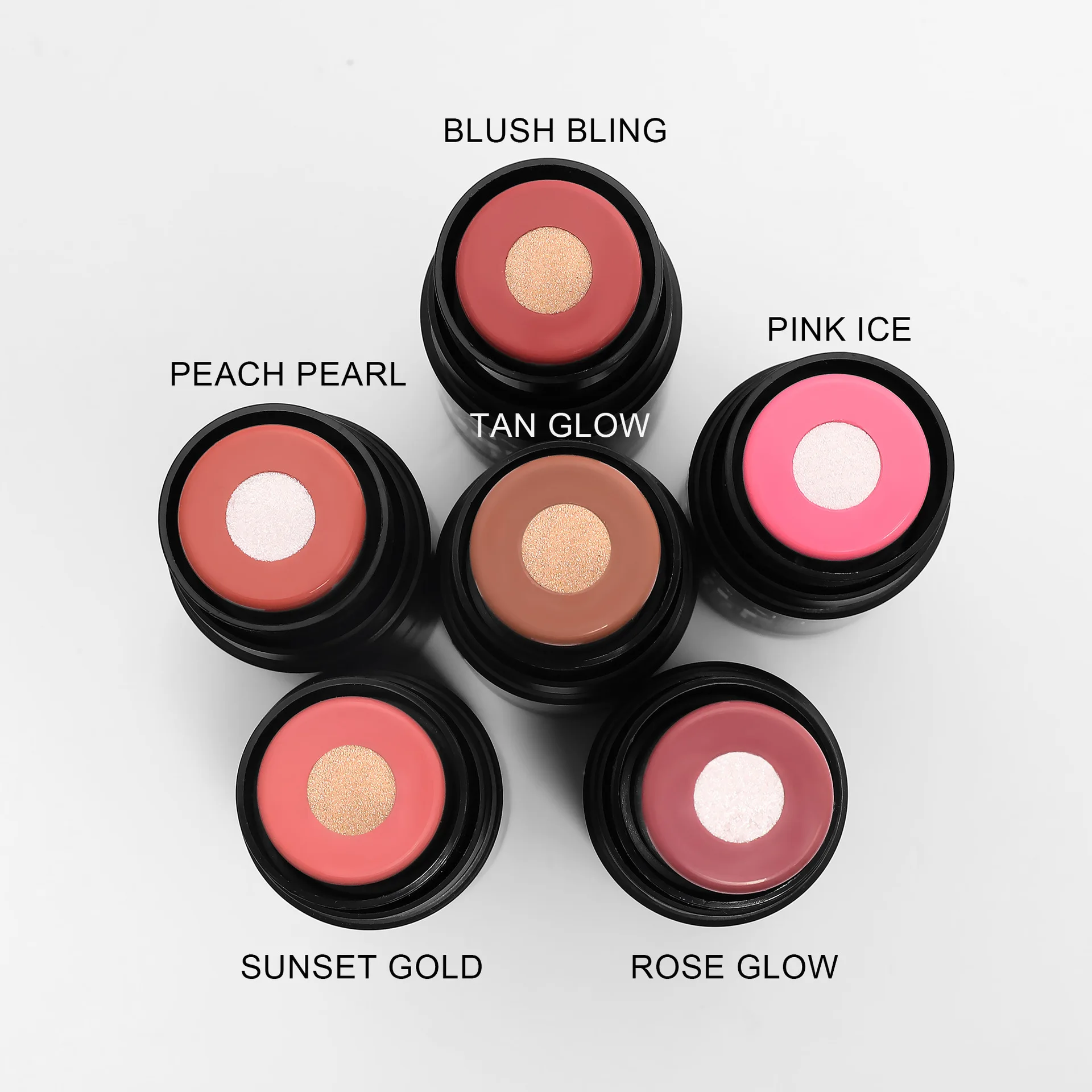 Blush Stick Blush Cream Cream Blusher Facial Blusher Blush&Highlighting Stick 2 in 1 Face Brightening Blusher Stick Rouge Face Blush Cream Moisturize Illuminator Makeup