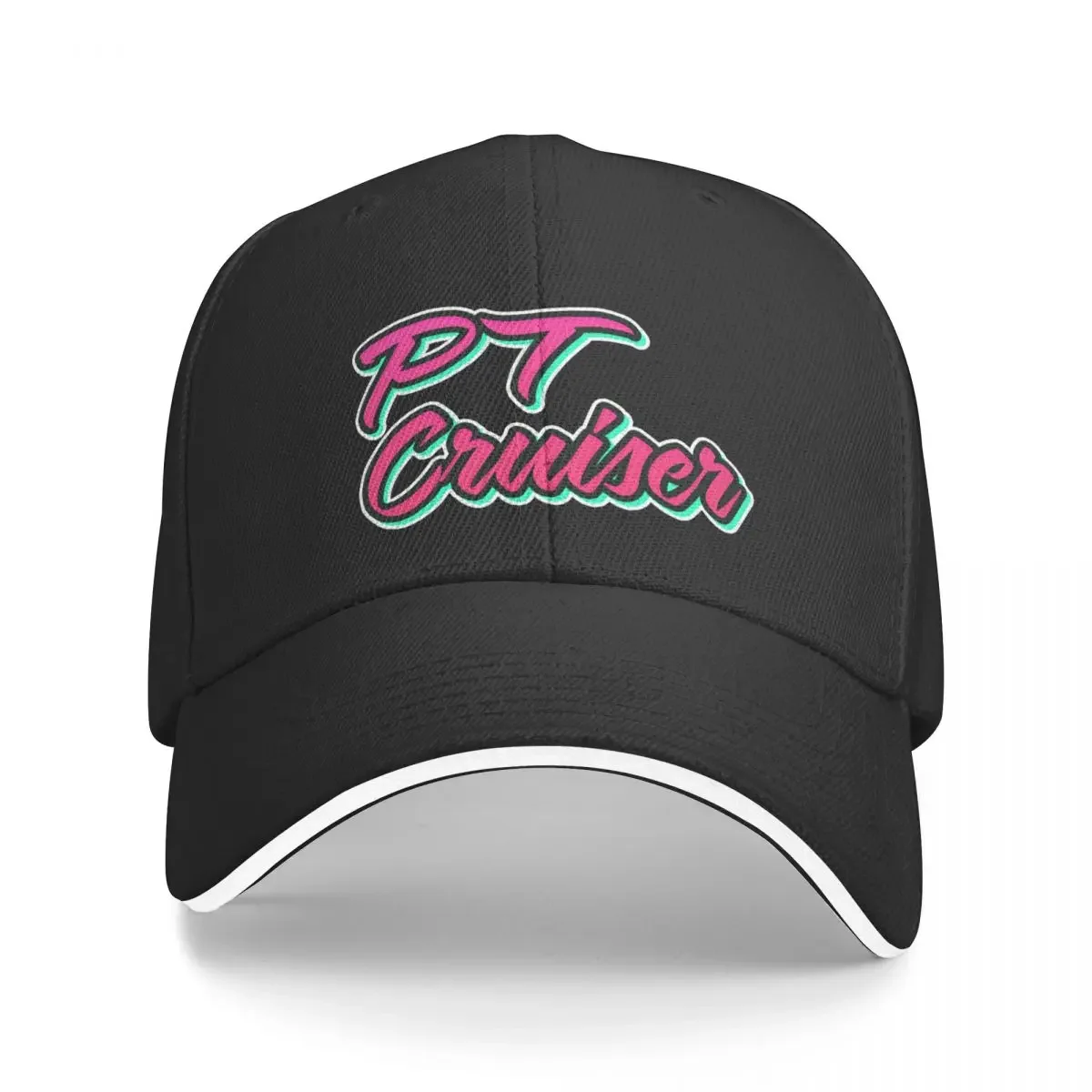 

New PT Cruiser - Vintage Colorful Text Pink Baseball Cap Hat Man For The Sun birthday fishing hat Kids Hat Hats Man Women's