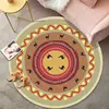 Vintage Bohemian Round Carpet Soft Decoration Bedroom Mat Ethnic Style Computer Chair Rug Washable Non-slip Coffee Tables  4