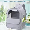 Transparent Pet Cat Carrier Bag Outdoor Travel Backpack for Cats Small Dogs Breathable Cat Carrying Bag Pet Supplies