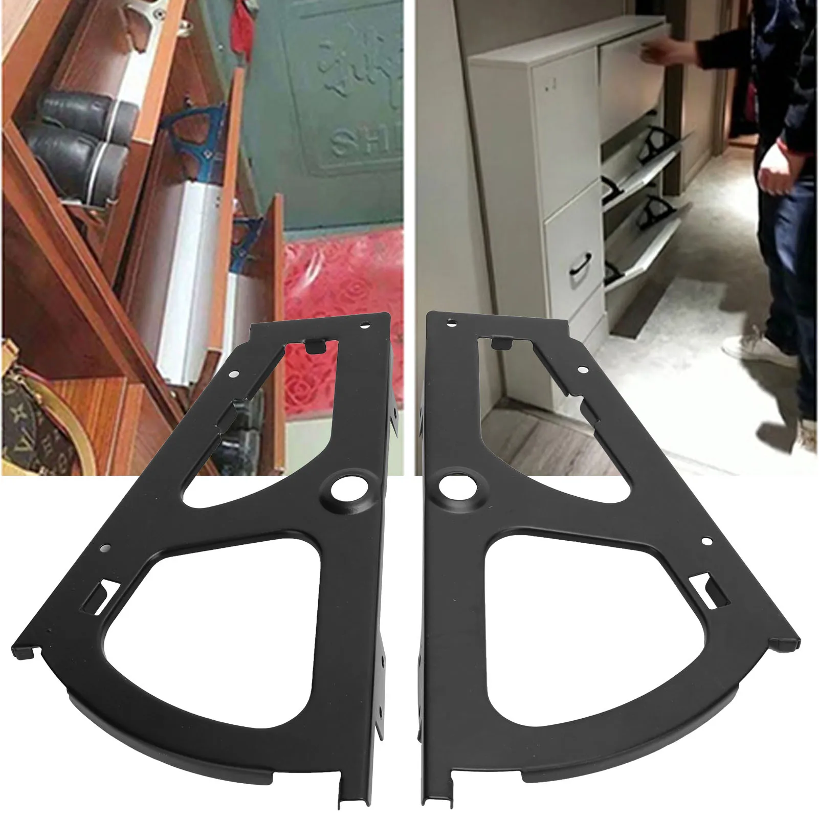 Furniture Hardware Shoes Cabinet Drawer Hinge Cold Rolled Steel Furniture Turning Rack Fittings Black Shoes Cabinet Turning Rack furniture hinge cabinet door hinges cabinet hinges