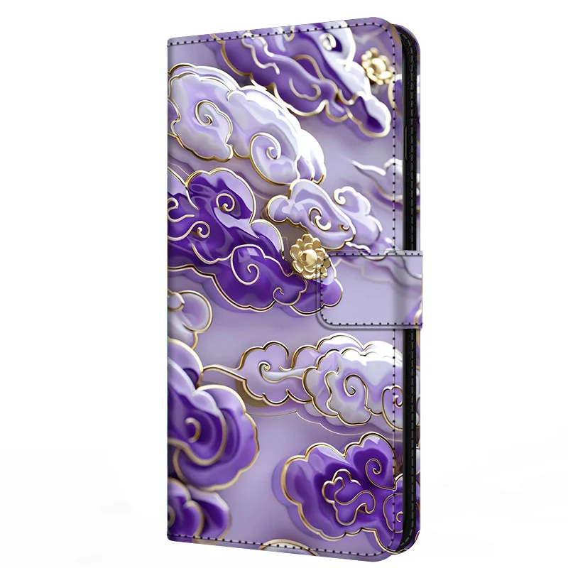 Magnetic Pink Leather Wallet Case - Book Style Flip Cover