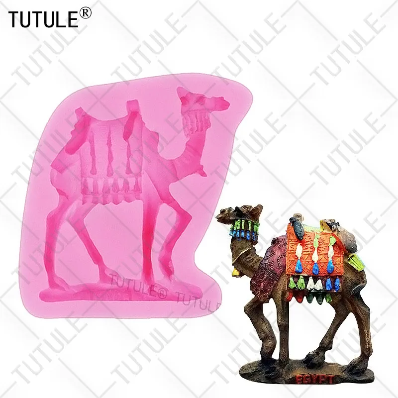 3d Kamel harz Ton Schmuckstück Tropf Silikon formen Ninny Zubehör Schlüssel bund Form Kamel Schokolade Fondant Kuchen form – Detail 6