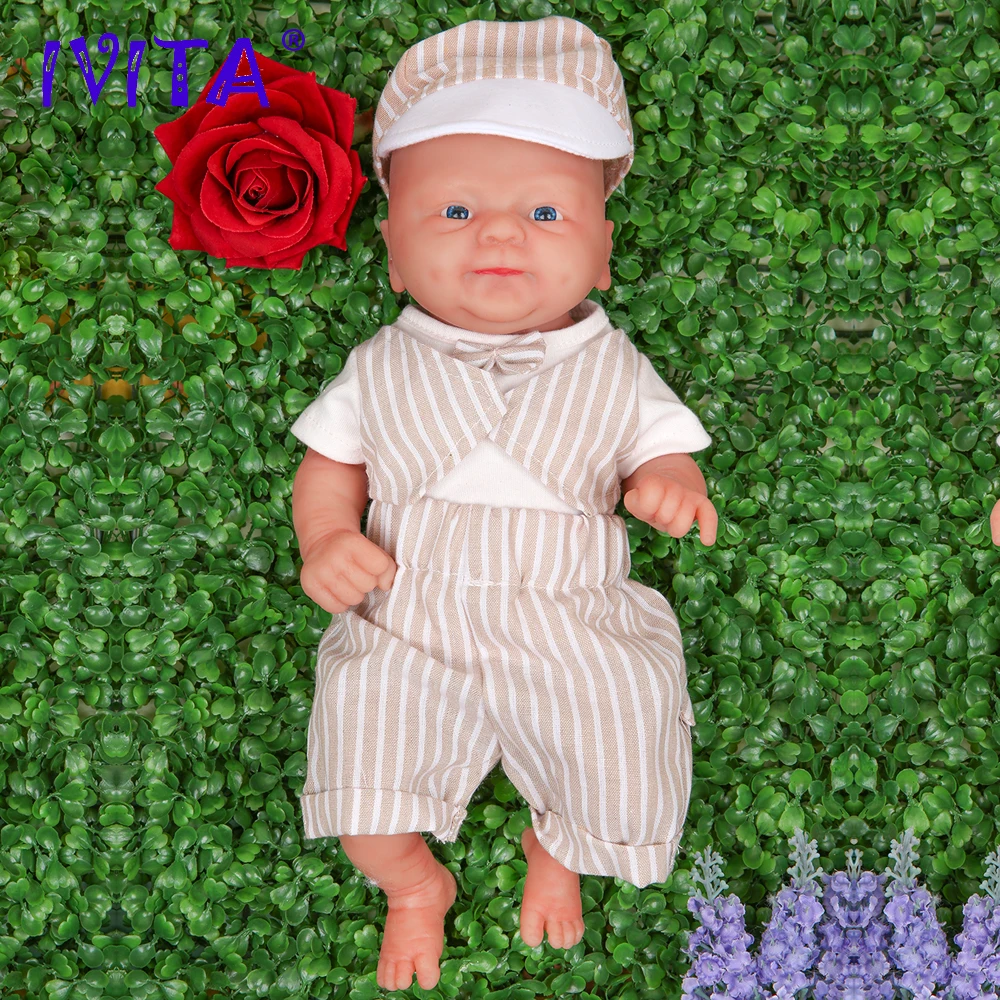 IVITA-Muñeca Reborn de silicona de cuerpo completo para bebé, juguete de  36cm(14 pulgadas), 1,65 kg, sin pintar, suave, realista, DIY, WG1512 -  AliExpress