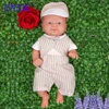 IVITA WB1512 14inch 1.65kg 100% Full Body Silicone Reborn Bebe Doll Coco Soft Dolls Realistic Boy Baby DIY Blank Children Toys 6