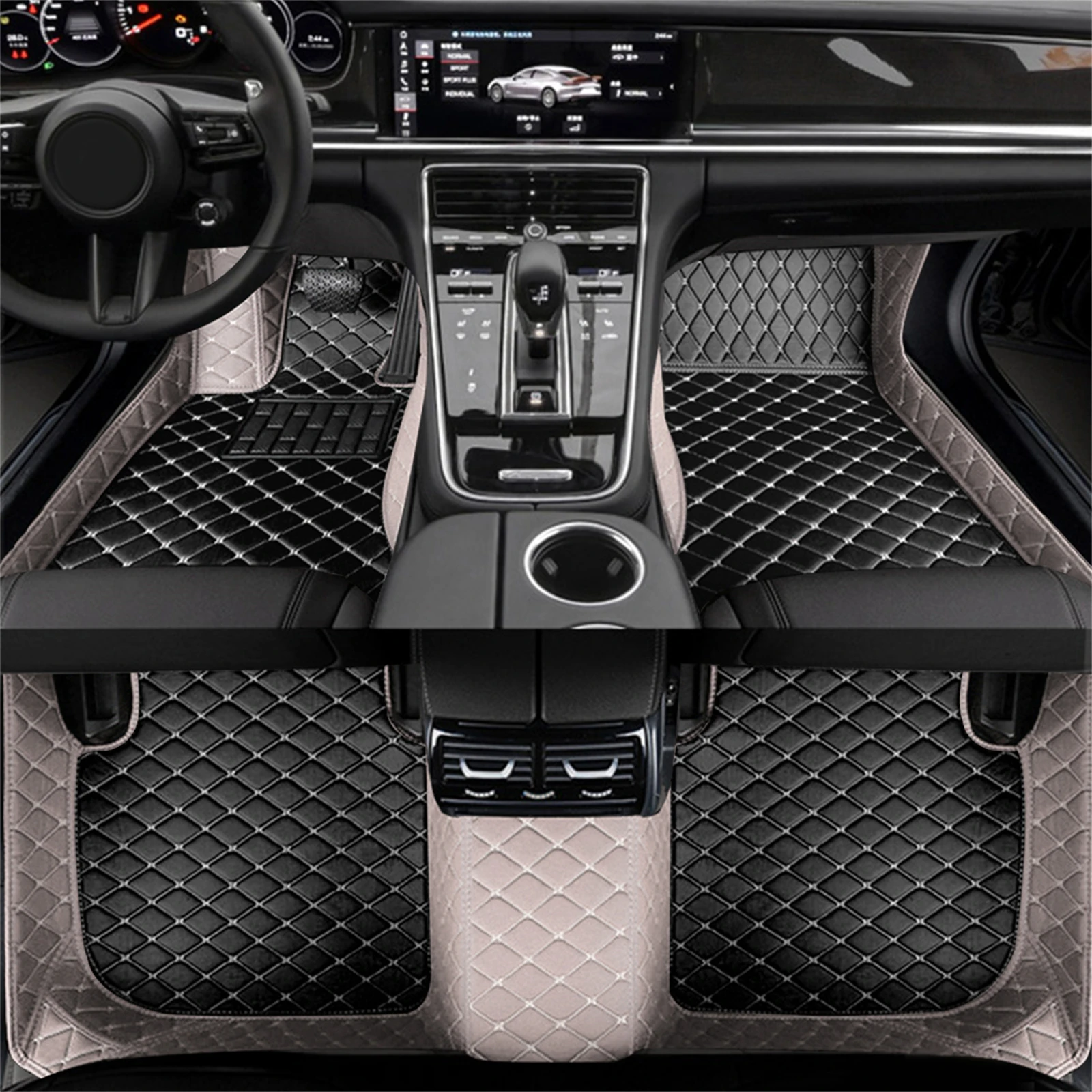 Car Floor Mat Ford Kuga-Mustang 2015-Equator Interior Accessories Artificial Leather car floor mats,floor mats