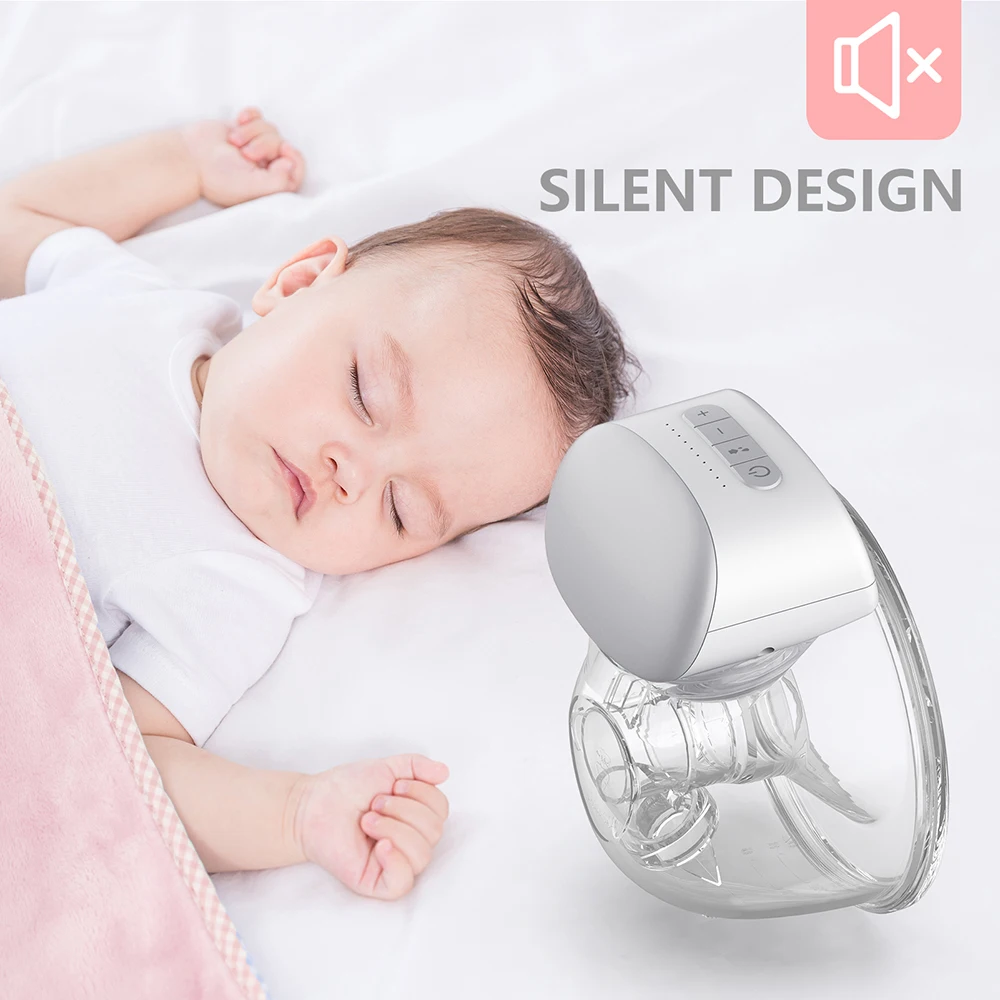 Wearable Breast Pump Hands Free Electric Single 8oz 3 Modes