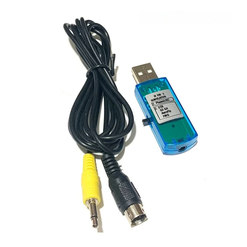 Vue rapprochée du dongle USB du simulateur, idéal pour l'apprentissage nomade