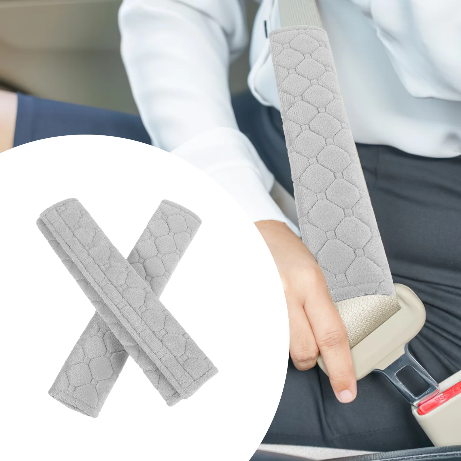 

Seatbelt Cover Seat Belt Shoulder Neck Protector Car Seat Strap Pad