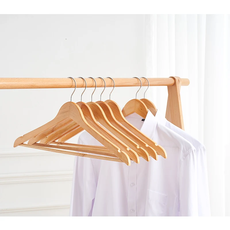 Clothes Hanger Storage Hanger 10PCS Wood Coat Hanger 45CM for Household Hanging Clothes