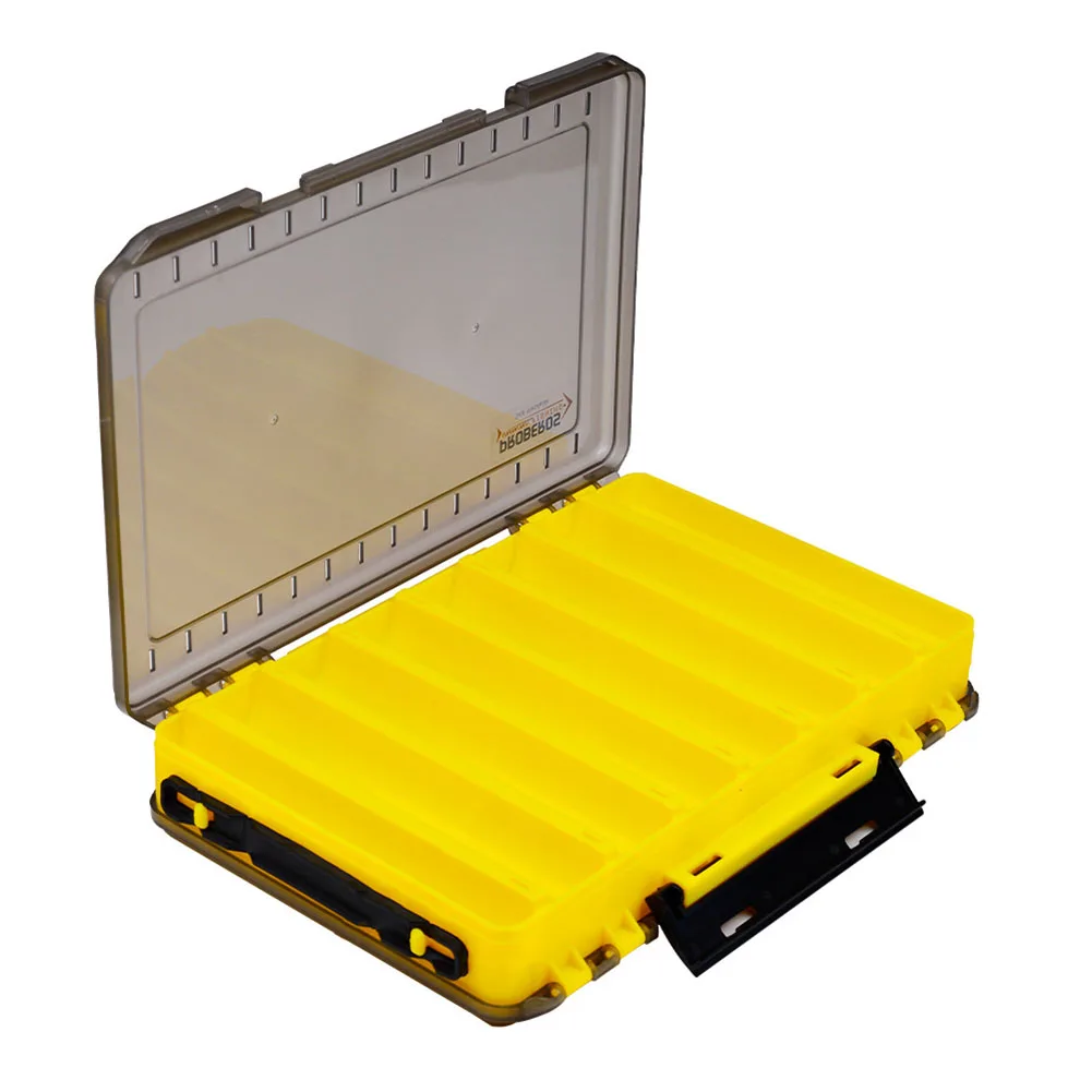 Waterproof Fishing Bait Tackle Box Translucent Exterior Double Sided  Storage Suitable for Jewelry and Earplugs