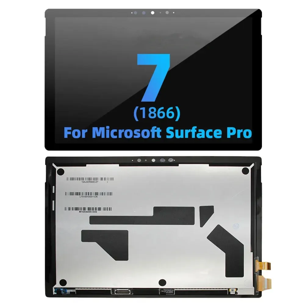 12.3 "Super Aaa Per Microsoft Surface Pro 7 1866 Surface Pro 7 Plus 1960 1961 Pro 7 + Display Lcd Touch Screen Digitizer Assembly