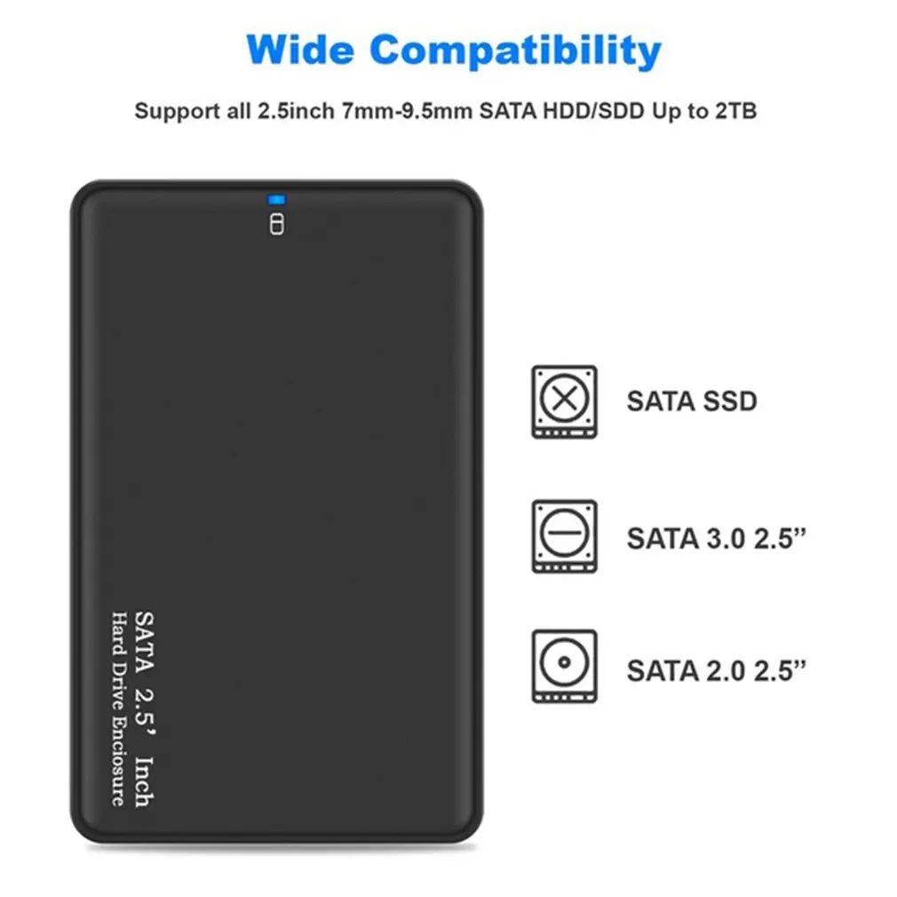 ָ Ʈ  ϵ ũ ڽ, 2.5 ġ Ʈ, SATA  Ʈ, Usb3 0   ϵ ũ ڽ ONLENY/
